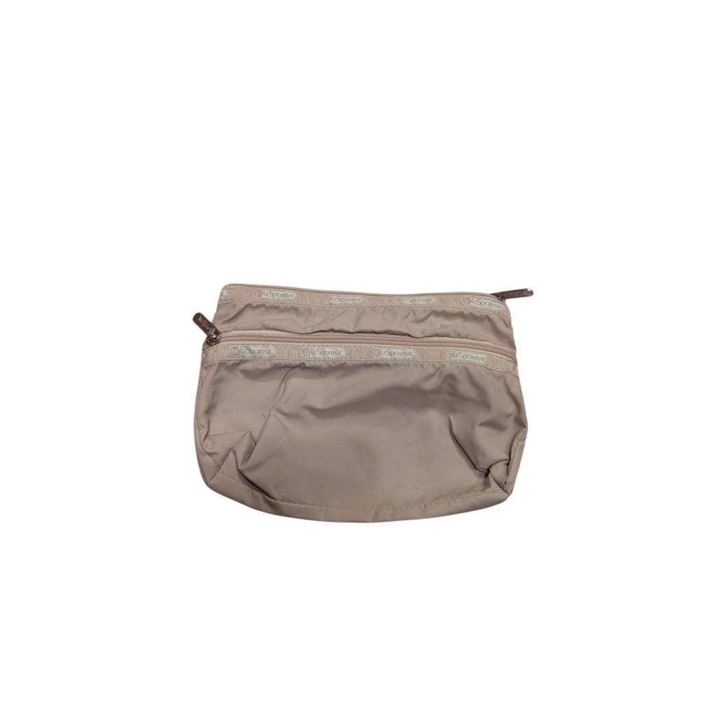 LeSportsac Cosmetic Case Double Zip‎ Embroidered Lightweight Travel Pouch